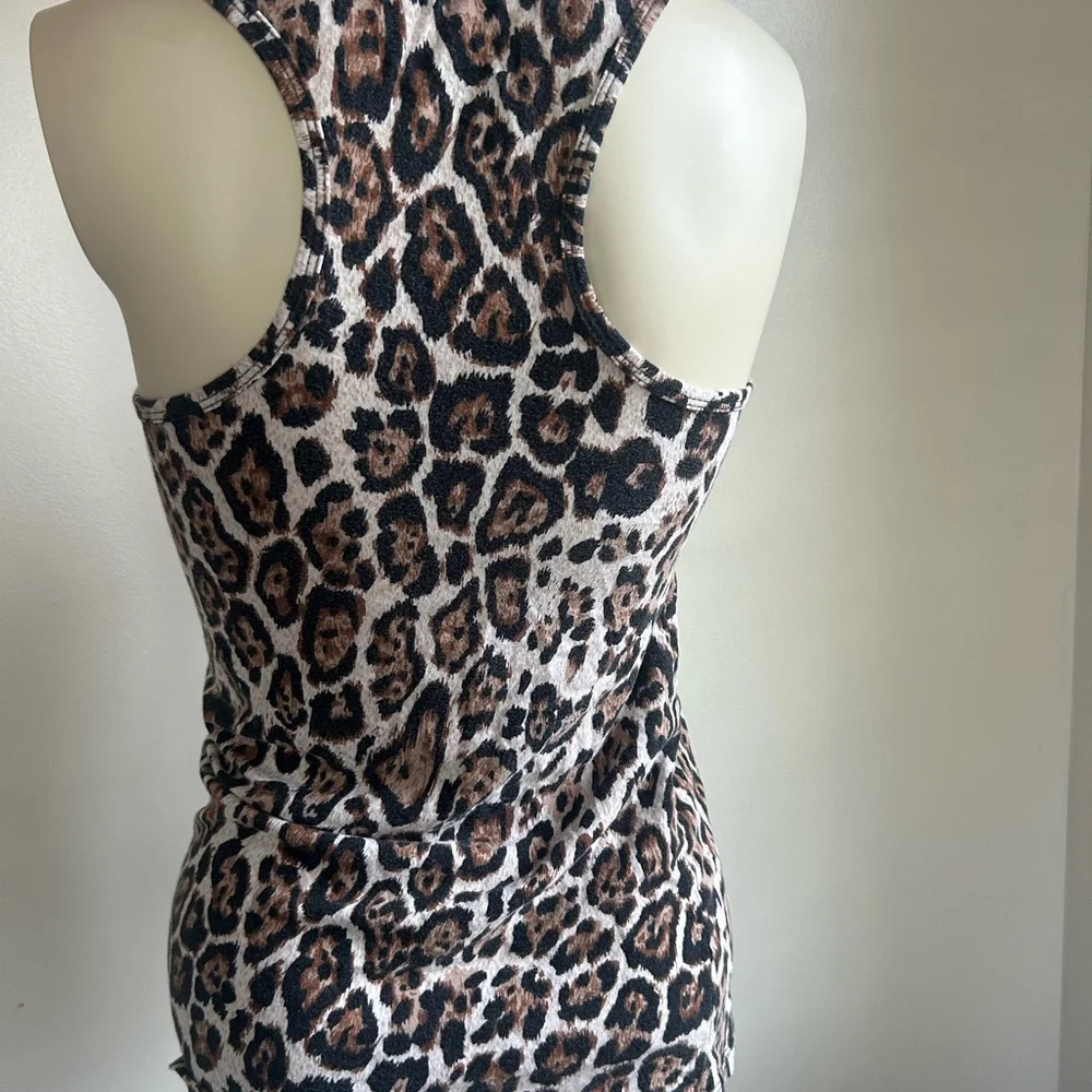 Leopard Print Sleeveless Top rue21 small